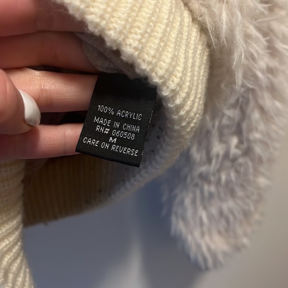 ✨SALE✨ ANGIE | ‘Teddy’ Cream Front Zip Faux Fur Jacket - Picture 8 of 14